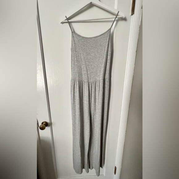 Romper, Sleeveless Romper, Grey - Picture 2 of 4